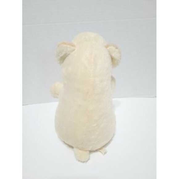 Polar Bear 11” Plush Firm Stuffed Animal Toy Lovely Korea & USA Sitting 1970's - Picture 3 of 12